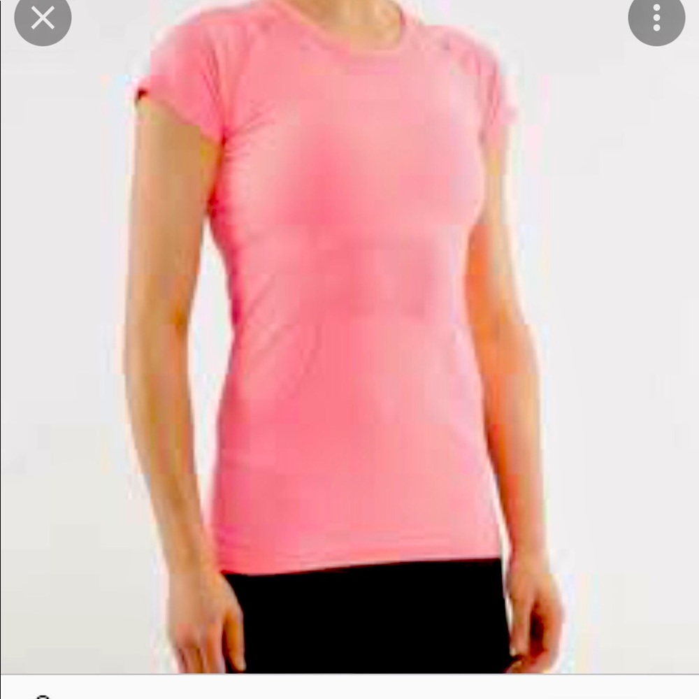 Lululemon Run: Bubblegum pink Tech shirt